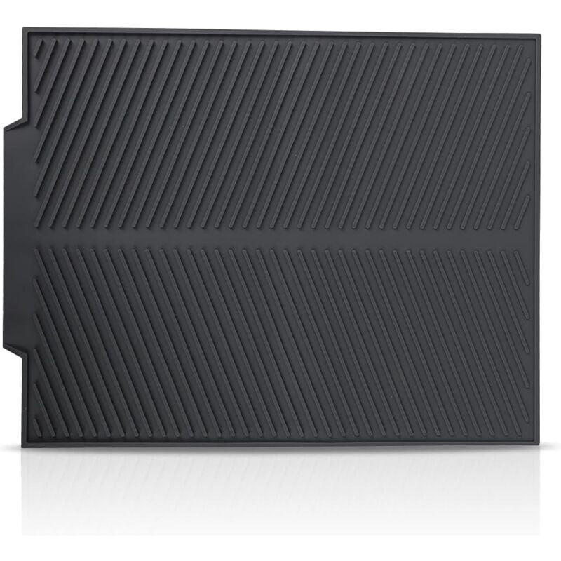 foto del prodotto aiperq tappetino scolapiatti scolapiatti ad asciugatura rapida, grande tappetino scolapiatti in silicone per cucina, piano di lavoro, accessori da