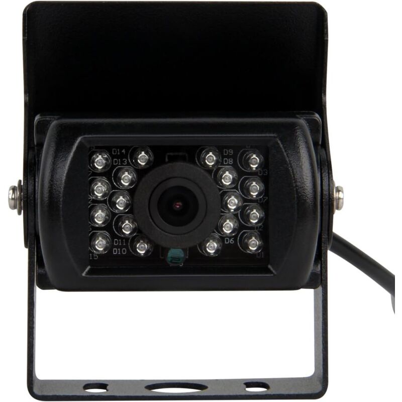 foto del prodotto aiperq telecamera di retromarcia a colori per auto con visione notturna a 120 18 luci ir per auto, camper, camion