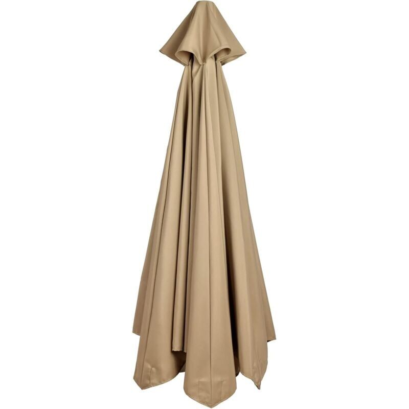 foto del prodotto aiperq telo di ricambio per ombrellone da giardino 3 m spesso e resistente con 8 stecche copertura rwparasol