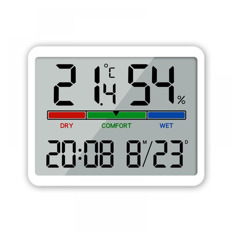 foto del prodotto aiperq termometro igrometro per interni, termometro digitale da tavolo con monitor di temperatura e umidit , termometro per ambienti con misuratore