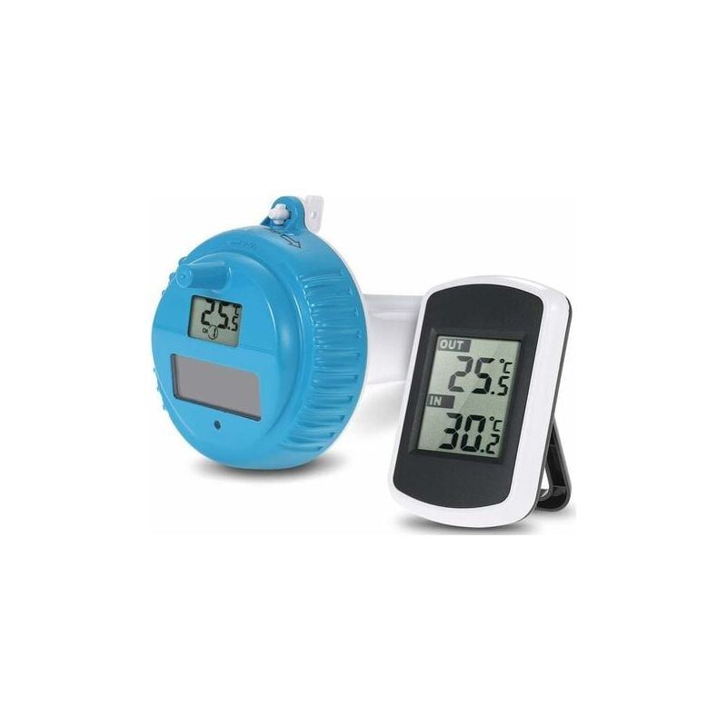 foto del prodotto aiperq termometro solare digitale per piscina aiper termometro digitale ad energia solare per il monitoraggio della temperatura dell acqua in