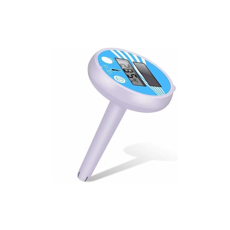 foto del prodotto aiperq termometro solare digitale per piscina aiper, termometro galleggiante per piscina, termometro infrangibile per piscine interne ed esterne,