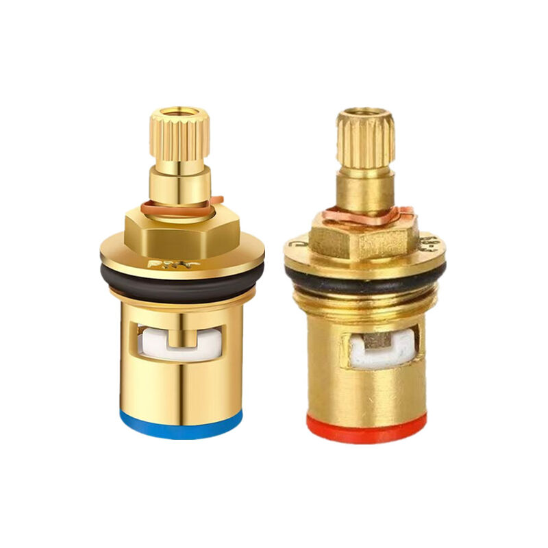 foto del prodotto aiperq testina a disco in ceramica, coppia di cartucce ceramiche di ricambio universali per rubinetto, 1 2 quarto di giro 20 tacche x 50 mm, una