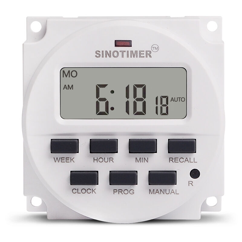 foto del prodotto aiperq timer programmabile da 7 giorni con display lcd da 1,6 pollici, 110 v ca 120 v, con rel integrato tm618n 1 timer 110 v 
