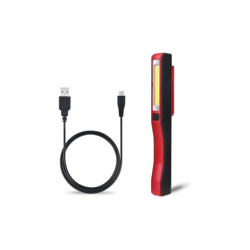 foto del prodotto aiperq torcia di ispezione a led lampada da lavoro a led ricaricabile, super luminosa, con clip magnetica per casa, officina, auto, campeggio e uso