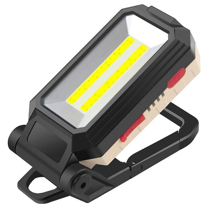 foto del prodotto aiperq torcia led da lavoro 10w faretto led lampada da ispezione portatile ricaricabile torcia magnetica con usb per riparazione auto pesca