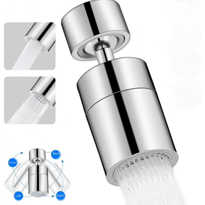foto del prodotto aiperq ugello per rubinetto ymyny, ugello per rubinetto da cucina, spruzzatore per rubinetto a 360 , aeratore per rubinetto per rubinetti m22 o m24