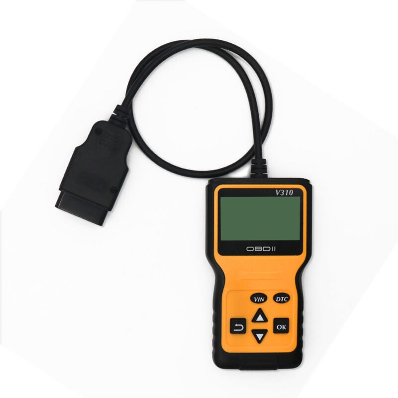 foto del prodotto aiperq universal obd2 strumento di diagnosi per auto lettore di codici scanner di diagnosi per auto strumento di diagnosi obdii supporto francese