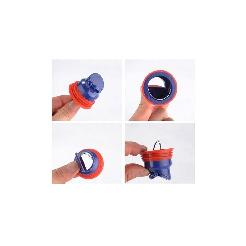 foto del prodotto aiperq valvola di ritegno per pavimento doccia, levitazione magnetica, valvola di scarico unidirezionale, tappo rapido, vasca da bagno, 533542 mm