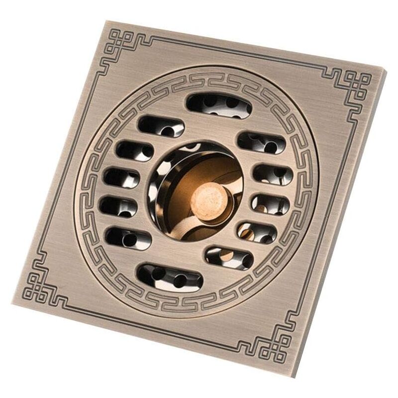 foto del prodotto aiperq wc bagno cucina, scarico pavimento in rame antiodore interfaccia lavatrice sifone