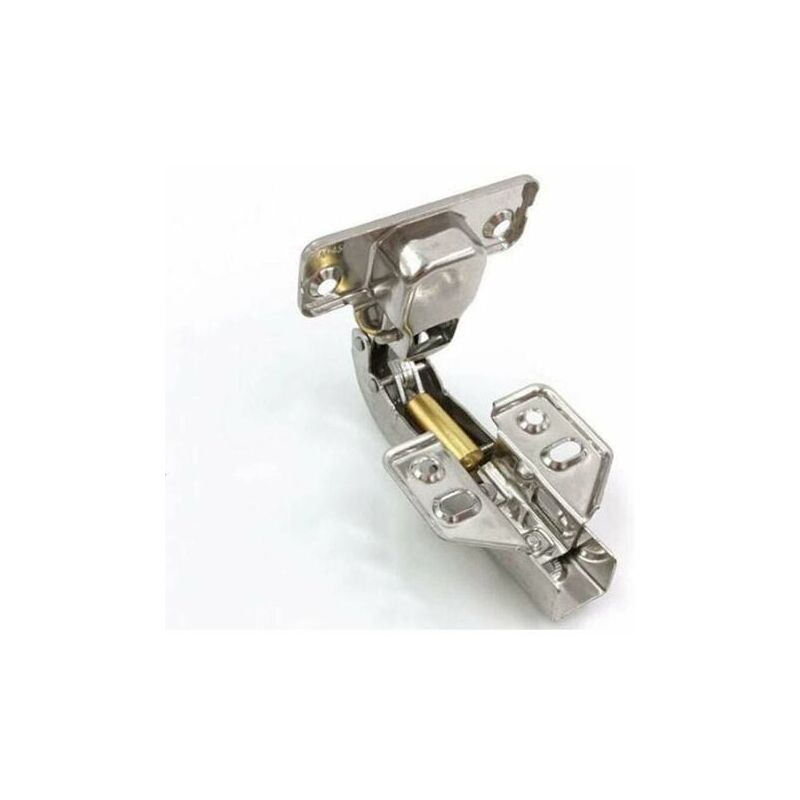 foto del prodotto aiperq ymyny 2 pezzi cerniera per mobile cerniera da 180 gradi cerniera da 90 gradi chiusura ammortizzata porta angolare per mobile 4 fori