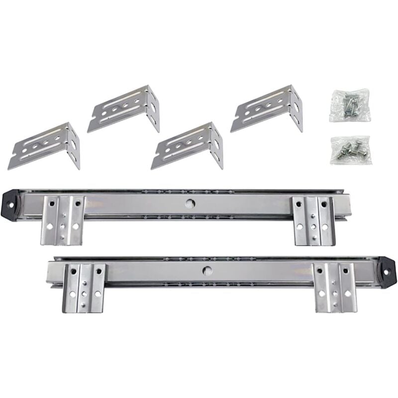 foto del prodotto aiperq ymyny 3 paia di guide per tastiera del computer, vassoio per computer, cassetto della scrivania, guida per tastiera, cassetti dell armadio,