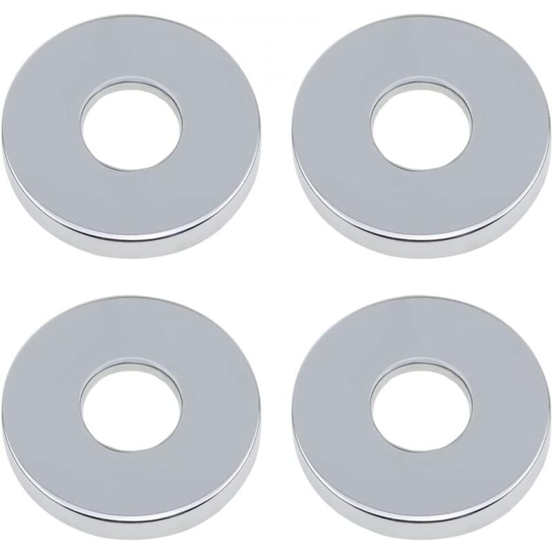 foto del prodotto aiperq ymyny 4 pezzi miscelatore doccia cromato rosetta apertura rosetta rubinetto 26 mm 3 4 acciaio inox idraulico rosetta piatta bassa per