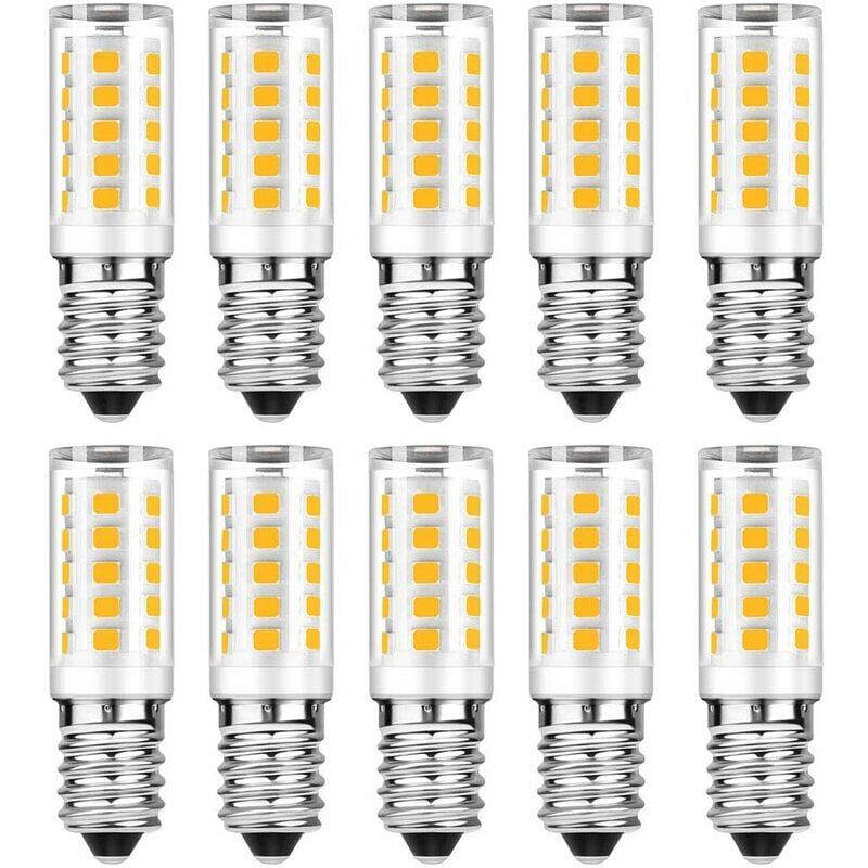 foto del prodotto aiperq ymyny confezione da 10 lampadine led e14 bianco caldo 3000k 5w equivalenti a lampadine a incandescenza da 50w 500lm non dimmerabili