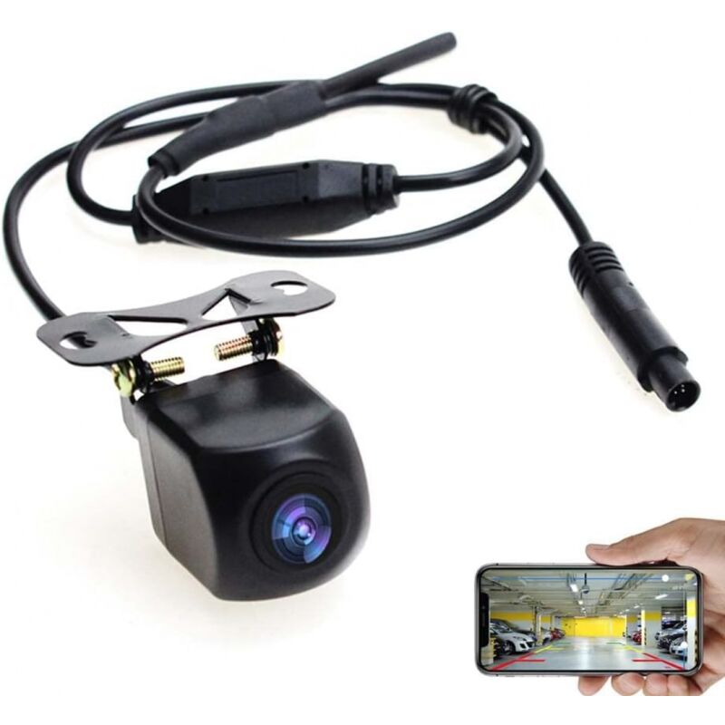 foto del prodotto aiperq ymyny wifi telecamera di retromarcia telecamera posteriore 12v mini tachigrafo impermeabile per iphone e android