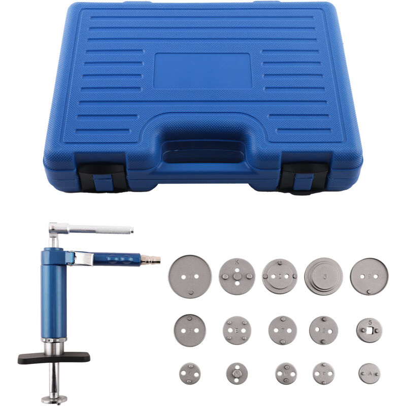 foto del prodotto air assisted pneumatic brake caliper piston rewind wind back tool kit set