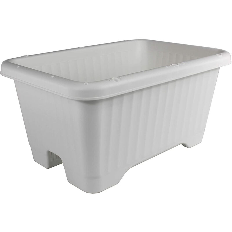 foto del prodotto air gem setopf 530 air gem setopf mit wasserablaufsystem f r die gartenarbeit, wei iris ohyama