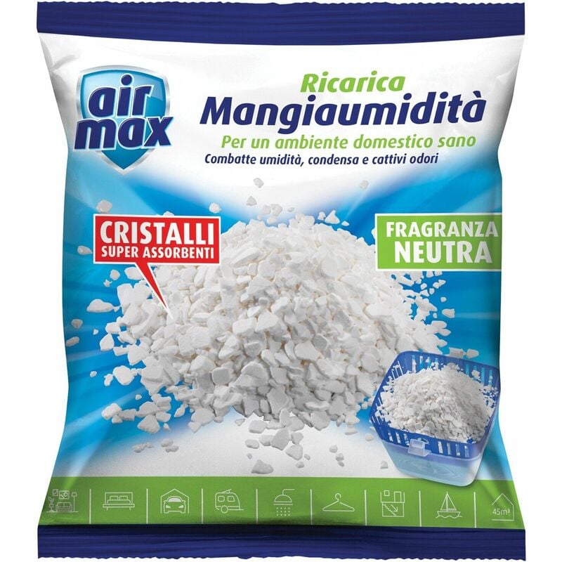 foto del prodotto air max mangiaumidit ricarica sali neutra cristalli super assorbenti da 450 gr