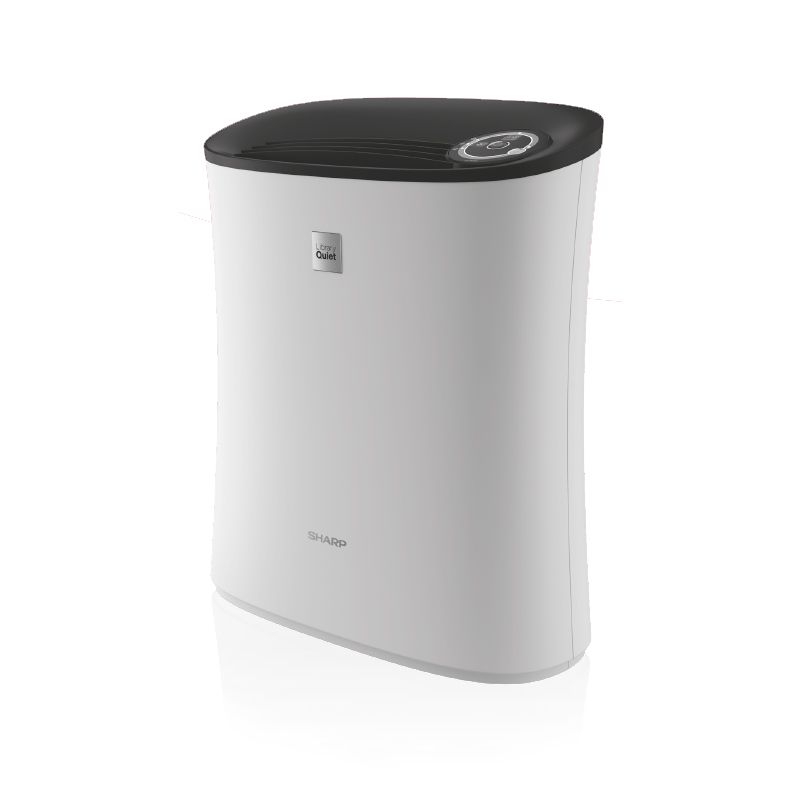 foto del prodotto air purifier sharp ua-pe30-wb white black - hepa filter air flow180 m3 h - ua-pe30e-wb