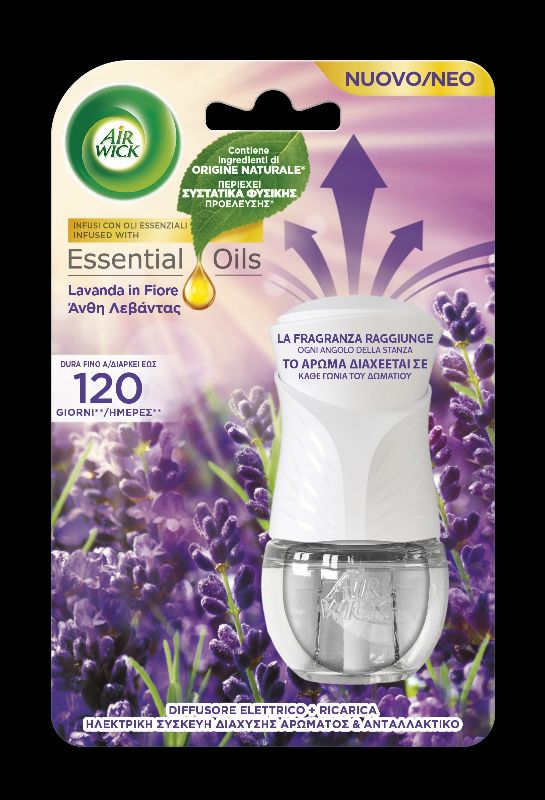 foto del prodotto air wick airwick kit diffusore elettrico di oli essenziali con fragranza lavanda 19ml