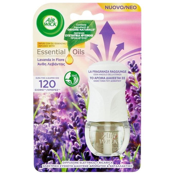foto del prodotto air wick kit diffusore elettrico di oli essenziali lavanda