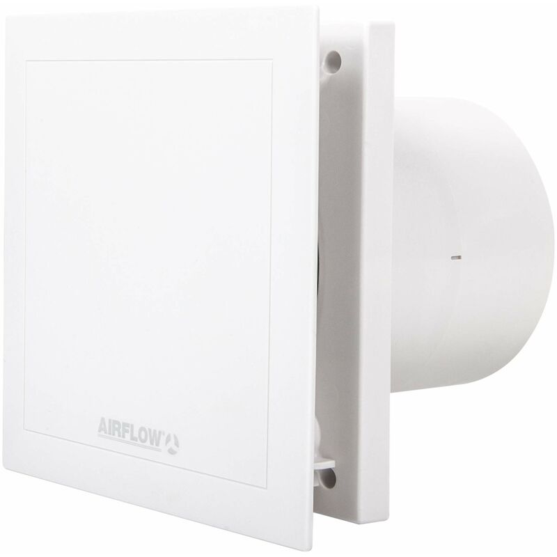 foto del prodotto airflow qt120t aspiratore bagno con avvio automatico e timer regolabile 125mm 5 condotto, made in germany, certificato quietmark 32 db, 2