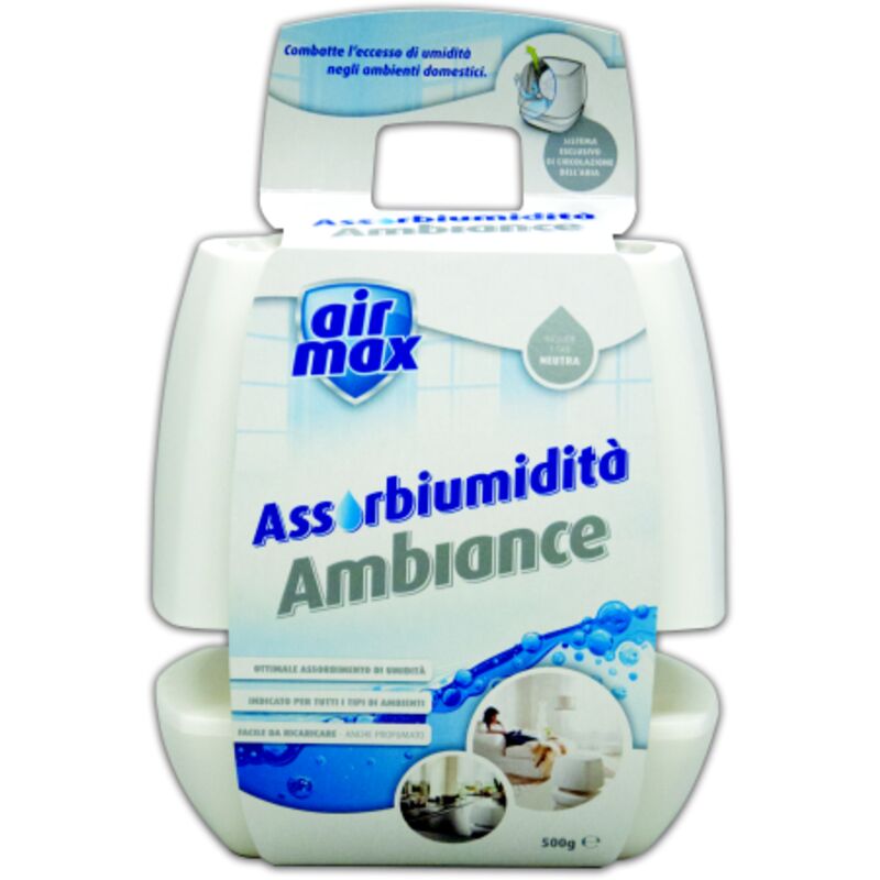 foto del prodotto airmax kit assorbiumidita deumidificatore per sali vaschetta da 500 gr
