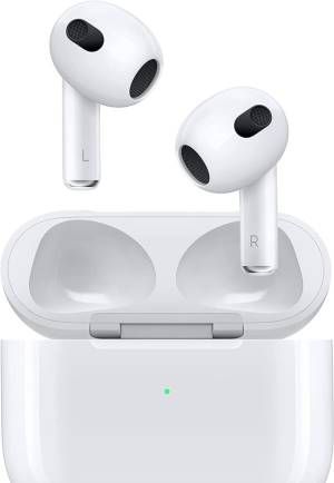 foto del prodotto airpods terza generazione con custodia di ricarica lightning - mpny3ty a