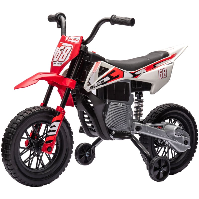 foto del prodotto aiyaplay moto giocattolo per bambini 3 6 anni con rotelle in pp e metallo rosso