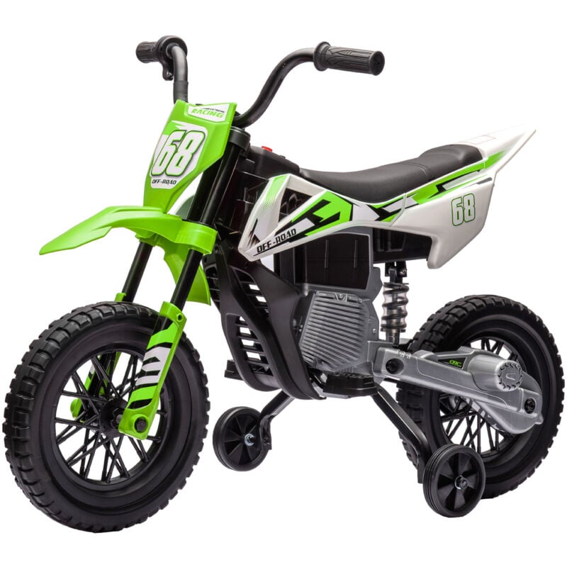 foto del prodotto aiyaplay moto giocattolo per bambini 3 6 anni con rotelle in pp e metallo verde