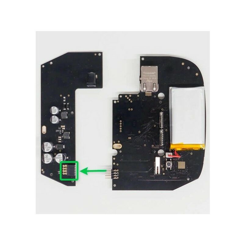 foto del prodotto ajax aj dc12v pcb1 modulo di alimentazione 12 vdc compatibile con hub, hub plus e rex