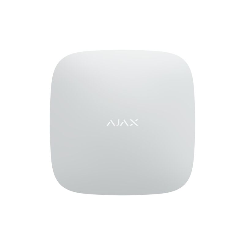 foto del prodotto ajax aj hub w sistema di allarme professionale certificato grado 2 comunicazione ethernet e gprs
