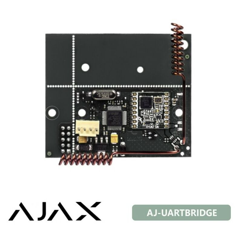 foto del prodotto ajax aj uartbridge modulo per integrazione dispositivi con centrale cablata fino a 85 dispositivi portata fino a 2 km