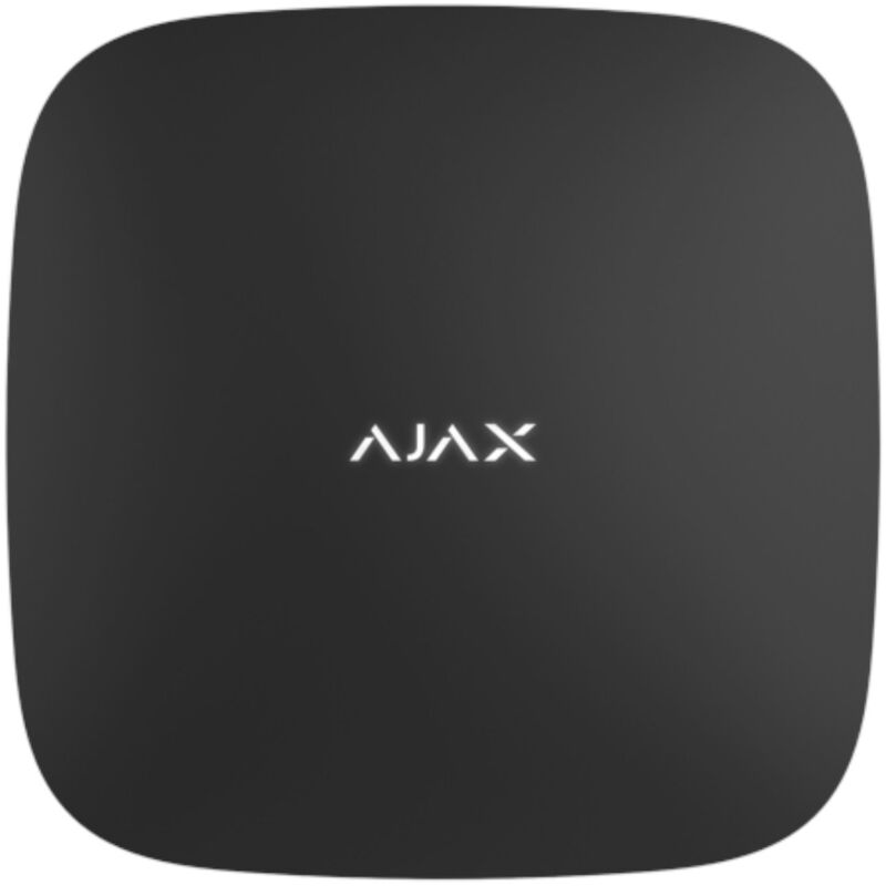 foto del prodotto ajax hub centrale allarme wifi 868mhz gsm ethernet nero ajhubn