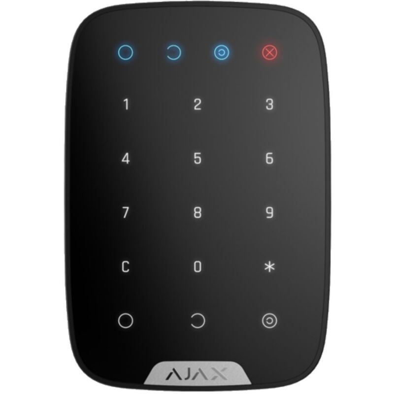 foto del prodotto ajax keypad tastiera allarme touch wifi radio nero