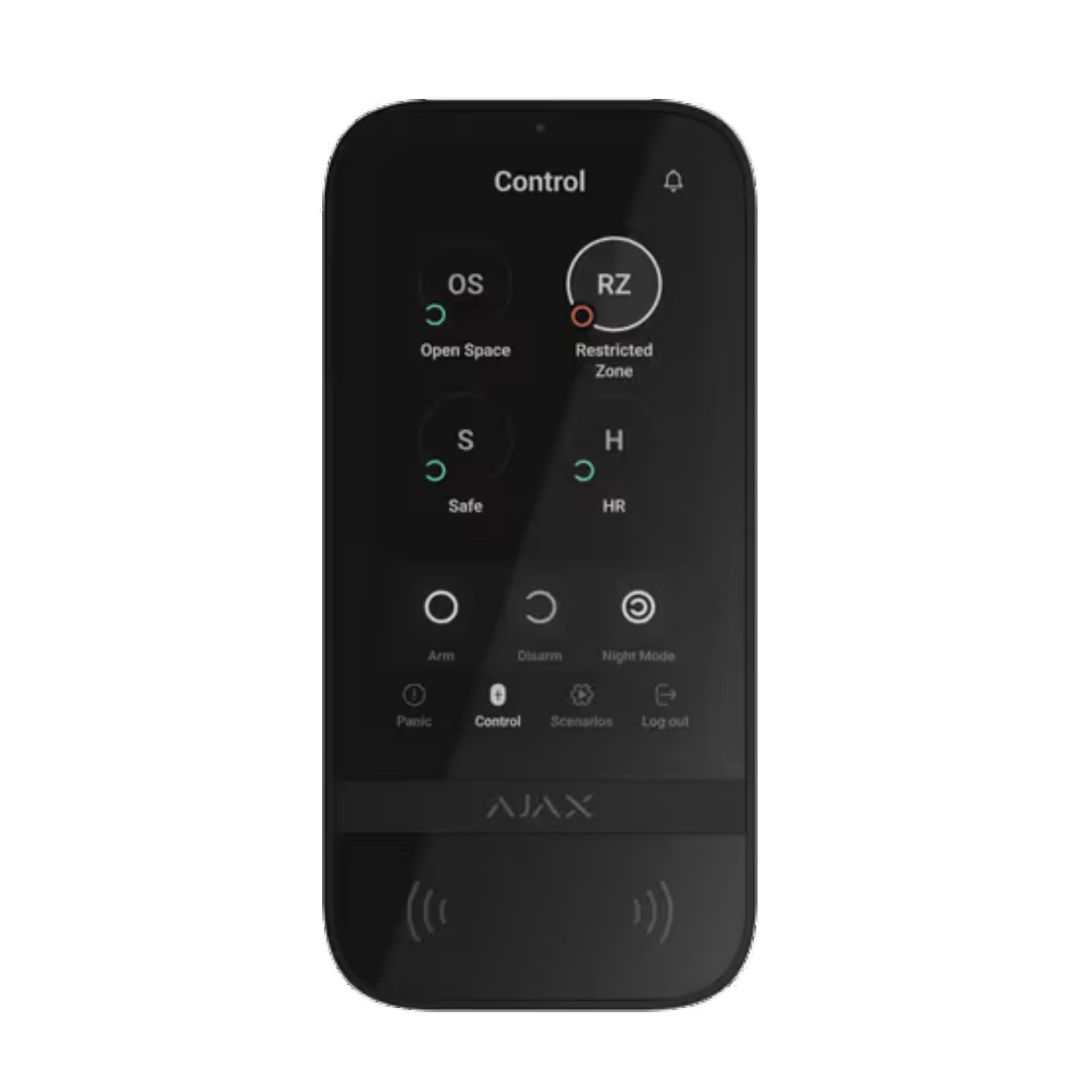 foto del prodotto ajax keypad touchscreen jeweller tastiera wireless touch screen