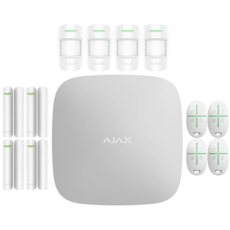foto del prodotto ajax kit allarme wifi hub motionprotect doorprotect spacecontrol
