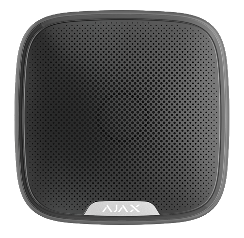 foto del prodotto ajax sirena street siren streetsiren da esterno senza fili wifi 113db nero