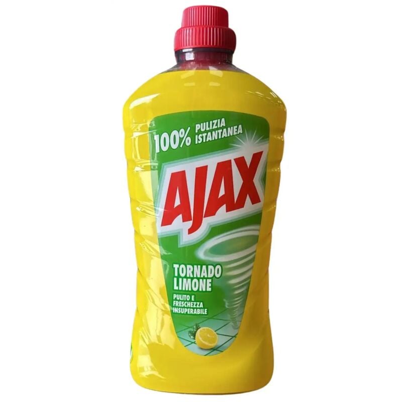 foto del prodotto ajax tornado limone 1l novit 2025 detergente multiuso fresco e igienizzante