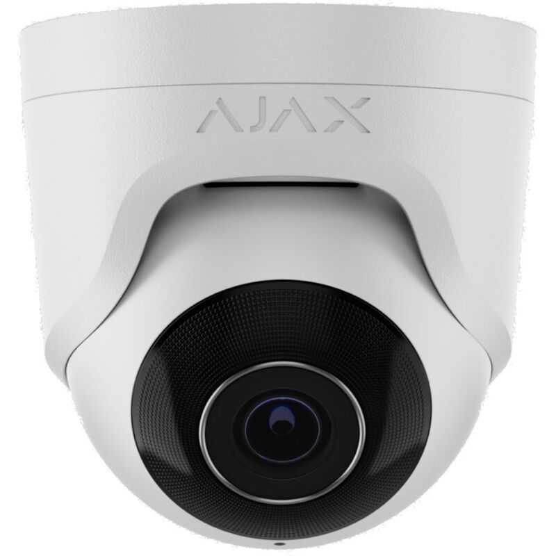 foto del prodotto ajax turretcam telecamera ip poe 8mpx 2.8 mm ai ir 35mt asp poe colore bianco videosorveglianza baseline 64927.197.wh1