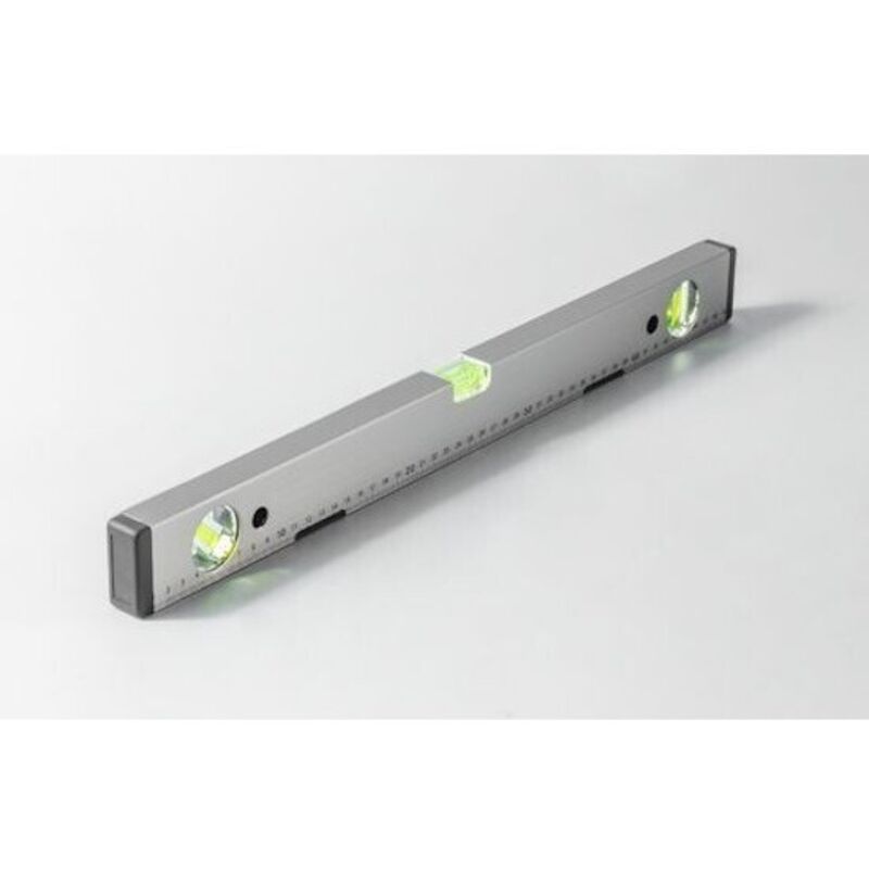 foto del prodotto akifix livella magnetica in alluminio professionale per muratore 3 bolle 40cm