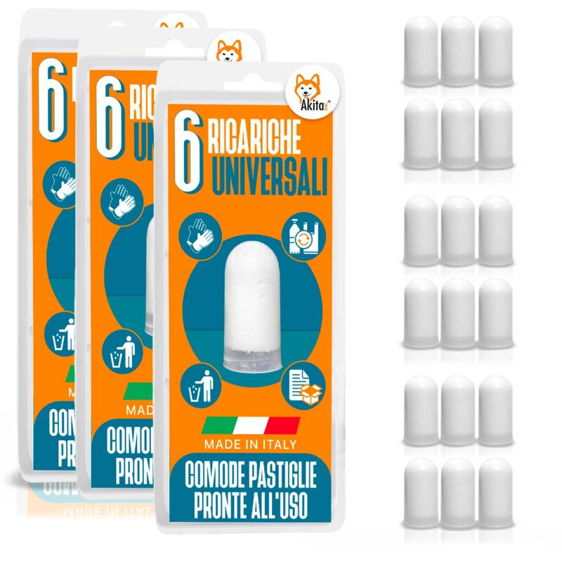 foto del prodotto akitaink 18 cartucce polifosfati universali per caldaia anticalcare