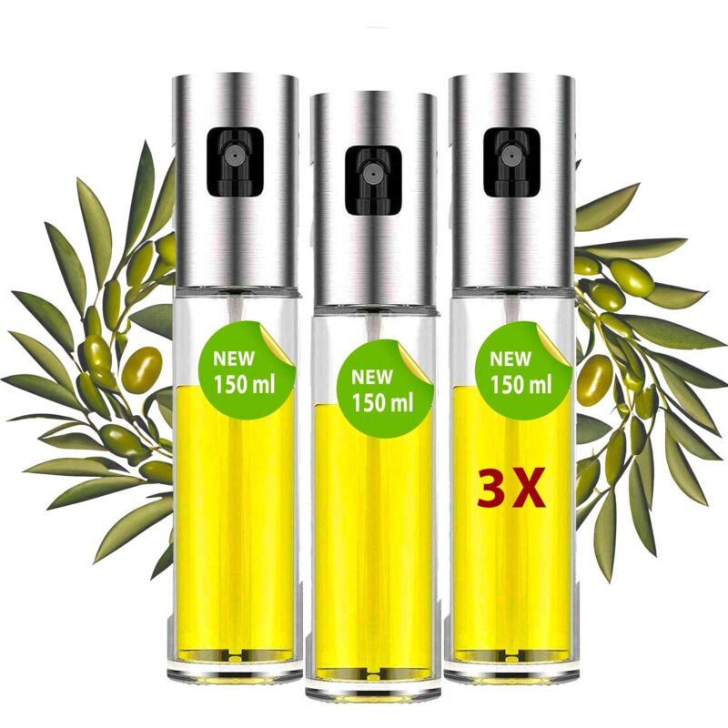 foto del prodotto akitaink 3 pz spruzzatore olio 250 ml, spruzzino olio per friggitrice ad aria