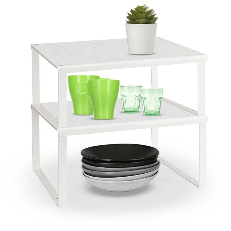 foto del prodotto akitaink scaffale portaspezie, set organizzatori da cucina scaffali 2 pz grandi
