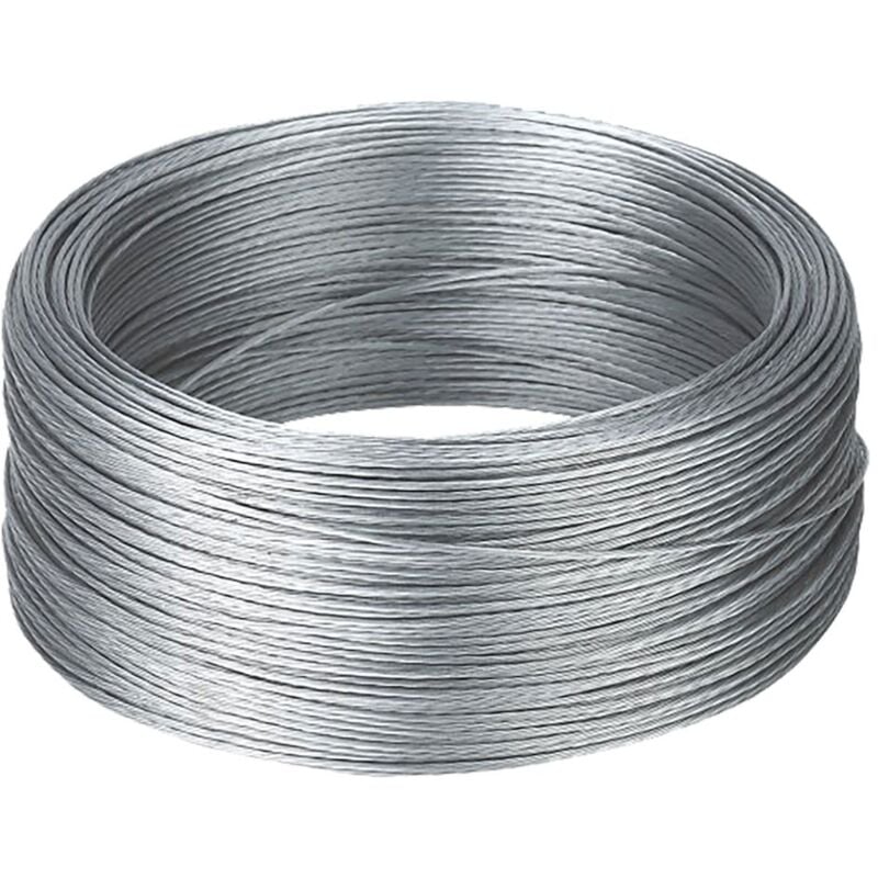 foto del prodotto ako agrartechnik cavetto zincato filo metallico per elettrorecinzioni 200mt. 44500