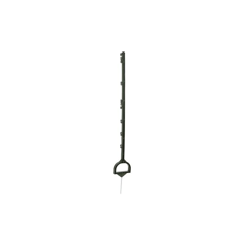 foto del prodotto ako agrartechnik post ako con staffa verde, spiedini zincati 19 cm, lunghezza totale 114,5 cm