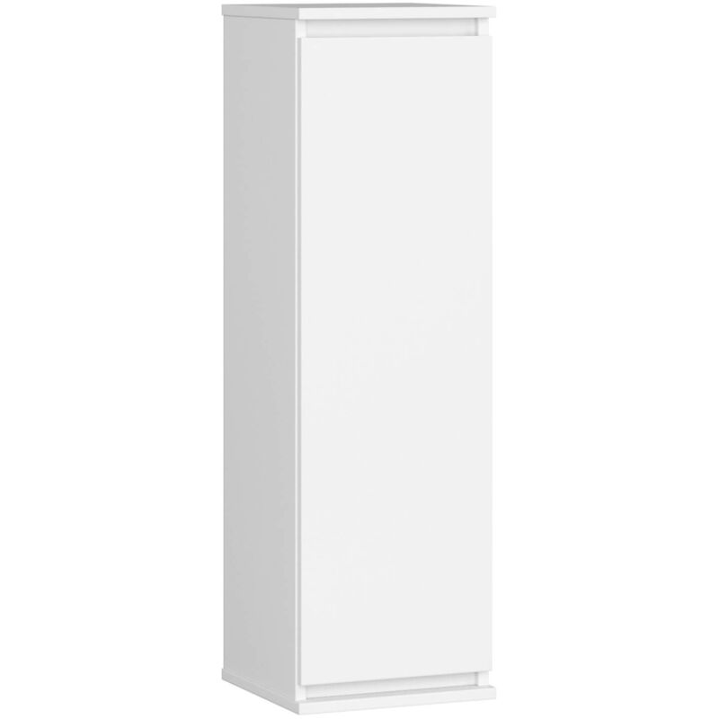 foto del prodotto akord armadietto a parete con ante strette w30 bianca 30 cm 1 anta 30x30x99 cm