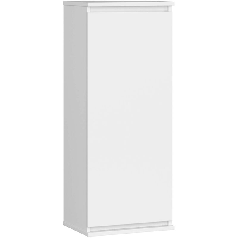 foto del prodotto akord armadietto a parete con ante strette w40 bianca 40 cm 1 anta 40x30x99 cm
