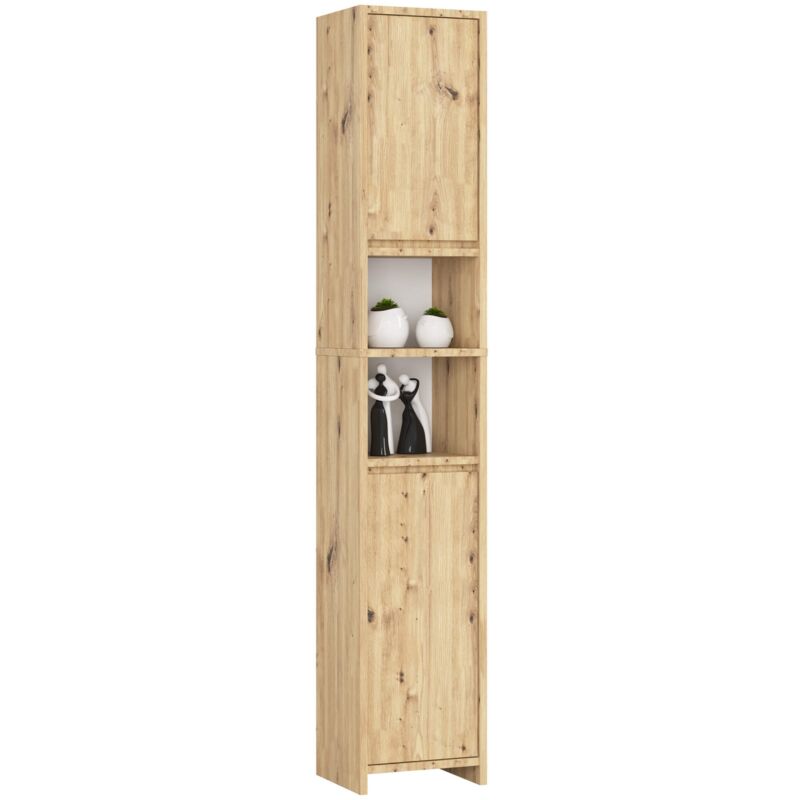 foto del prodotto akord colonna da bagno uni quercia artisan 2 ante 32x28x180 cm