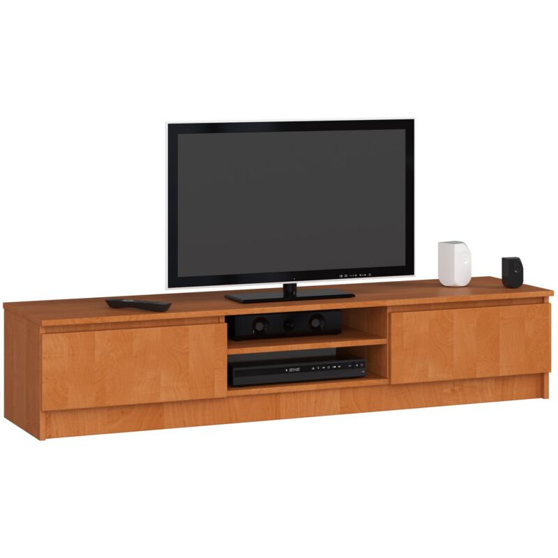 foto del prodotto akord mobile tv ontano 160 cm 2 ante 160x40x33 cm